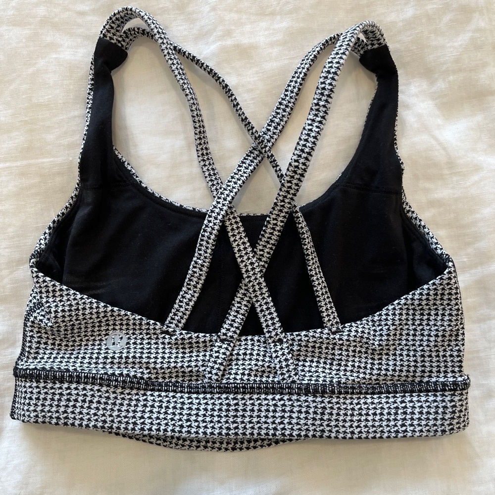 Perfect condition! Lululemon houndstooth bra, size 6